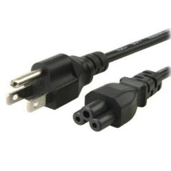 CABLE DE PODER TREBOL PARA LAPTOP 1.2MTS